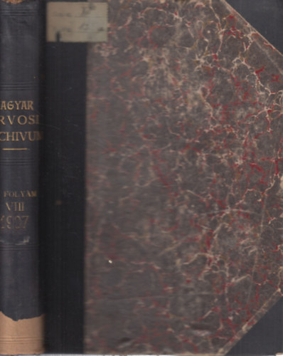 Magyar orvosi archivum - �j folyam VIII. k�tet