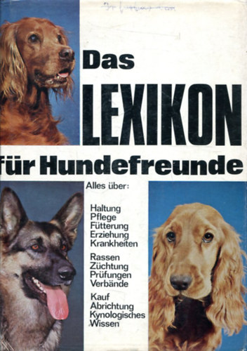 Das Lexikon fr Hundefreunde