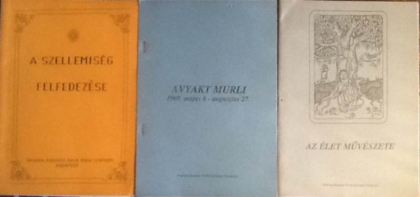 3 db Drahma Kumaris fzet: A szellemisg felfedezse+Avyakt Murli 1969. mjus 8 - augusztus 27.+Az let mvszete
