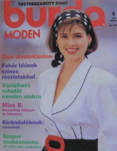 Burda Moden - 1989 augusztus, 4. szm