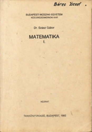 Matematika I-II.