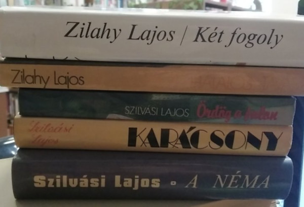 Szilvási Lajos Zilahy Lajos - 5 db-os KÖNYVMENTŐ AJÁNLAT, magyar próza: A néma+ Karácsony+ Ördög a falon+ Halálos tavasz+ Két fogoly