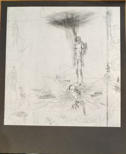 Kass J�nos al��rt, eredeti r�zkarca 1967. (Mad�ch: Az ember trag�di�j�hoz)