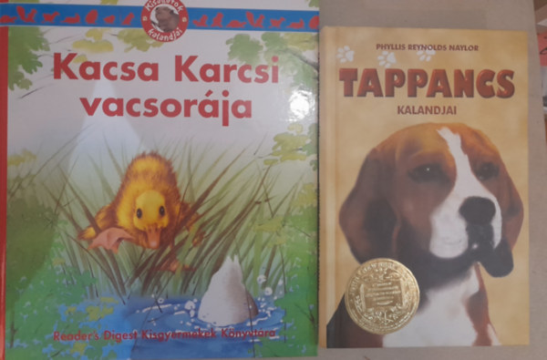 2 db llatos knyv: Tappancs kalandjai, Kacsa Karcsi vacsorja