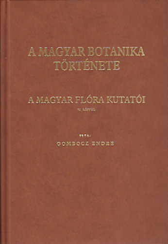 A magyar botanika trtnete