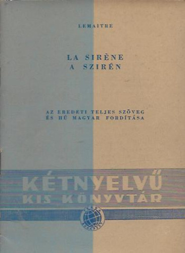 Lemaitre - La sir�ne - A szir�n