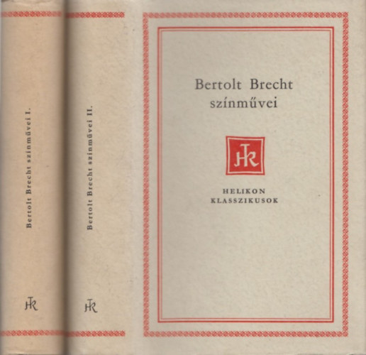 Bertolt Brecht sznmvei I-II. (Helikon Klasszikusok)