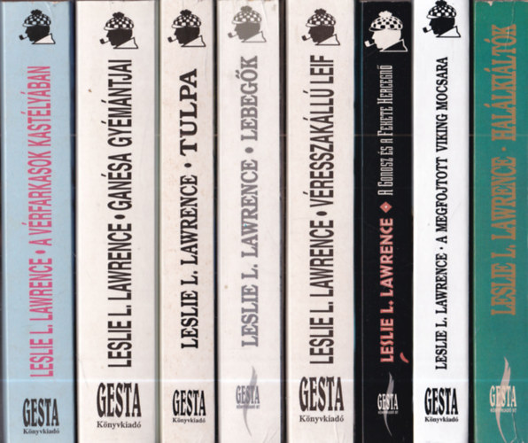 8 db. L�rincz L. L�szl�: A v�rfarkasok kast�ly�ban + Gan�sa gy�m�ntjai + Tulpa + Lebeg�k + V�resszak�ll� Leif �s a l�vamez� + A Gonosz �s a Fekete hercegn� + A megfojtott viking mocsara + Hal�lki�lt�k