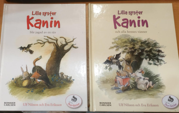 2 db Lilla Syster Kanin: Blir jagad av en rav + Och alla hennes vanner (Ekorrbcker)
