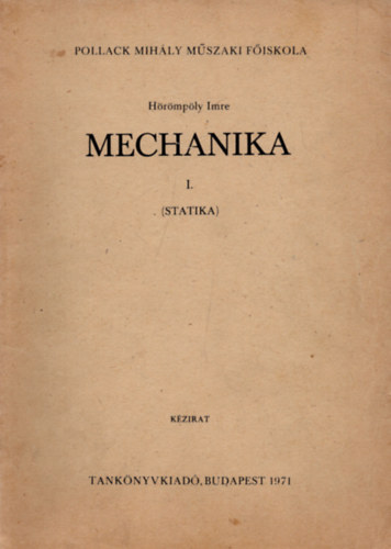 Mechanika I. (Statika)