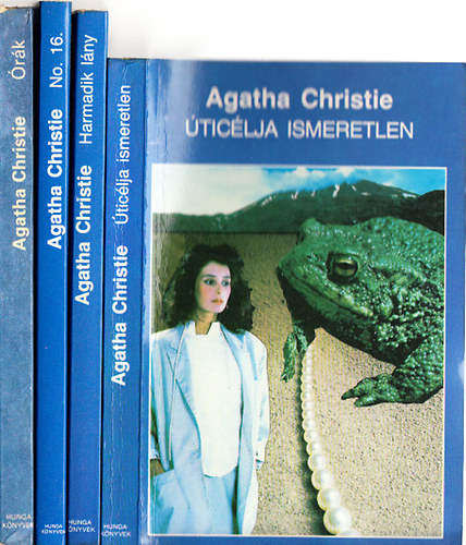 Agatha Christie - 4 db Agatha Christie: ticlja ismeretlen + Harmadik lny + No. 16. + rk
