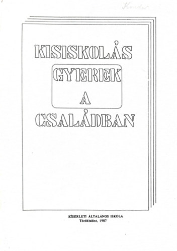 Kisiskols gyerek a csaldban