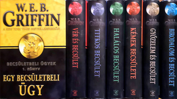 Becsletbeli gyek 1-7. (Egy becsletbeli gy, Vr s becslet, Titkos becslet, Hallos becslet, Kmek becslete, Gyzelem s becslet, Birodalom s becslet)