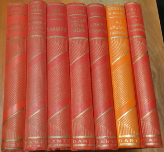 A világ körül: Az ismeretlen Szaharában + Az afgánok fogságában + A maláji dzsungelben + Kalózvilág a kínai vizeken + Ovambo -15 év Délnyugat-Afrikában + 40000 kilométer az ismeretlen Ázsián keresztül + A kannibálok szigetén