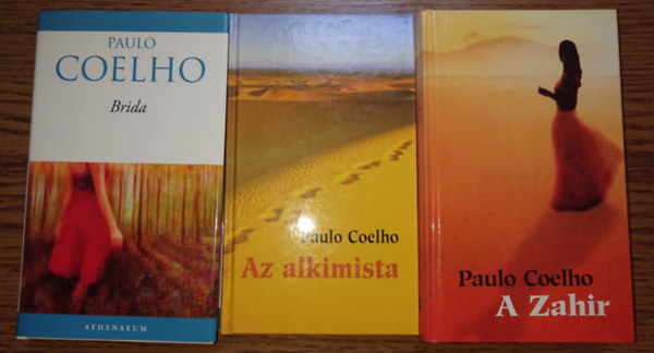 3 knyv Paulo Coelhotl: Brida, Az alkimista, A Zahir
