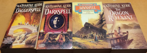Katharine Kerr - 4 db Katharine Kerr: Deverry and the Westlands I-IV.: Daggerspell + Darkspell + Dawnspell + The Dragon Revenant