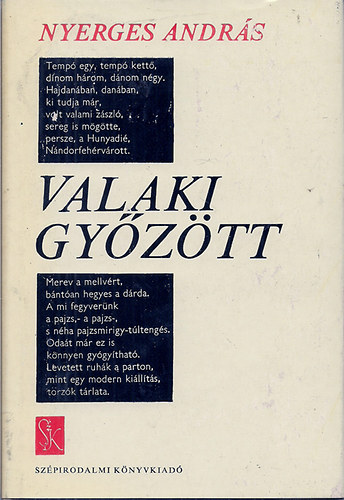 Nyerges Andr�s - Valaki gy�z�tt