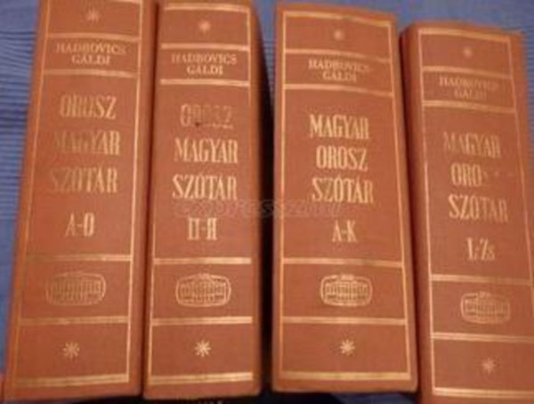 Orosz-magyar, Magyar-orosz nagysztr I-IV.