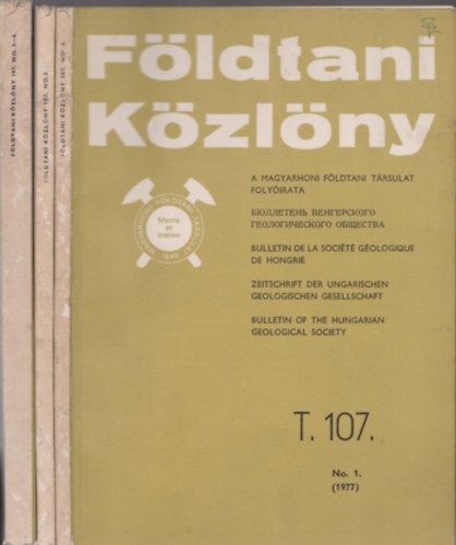 Fldtani Kzlny 1977/1-4 (3 ktetben)