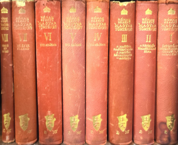 Magyar t�rt�net I-VIII. (I. kiad�s, teljes sorozat)