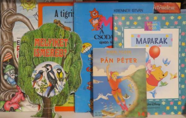 Krenner Istvn, Fekete Mikls, Schmidt Egon Diszegi Judit - 6 db mese s ismeretterjeszt fzet: Pn Pter; Melyiket ismered; Micimack - Madarak; Micu, a csodakandr; A tigris s a nyl; Robotfldi ismersk
