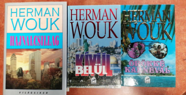 Herman Wouk knyvek (3 db.) : rkk karnevl + Hajnalcsillag+Kvl bell