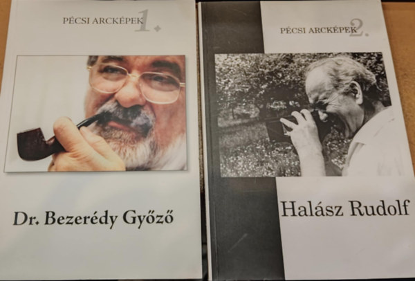 Dr. Harnczy rs Nagy Gbor - 2 db Pcsi arckpek 1-2.: Dr. Bezerdy Gyz (1934-2004) + Halsz Rudolf (1919-1992)