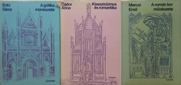 Zdor Anna, Marosi Ern Entz Gza - Mvszettrtneti knyvcsomag