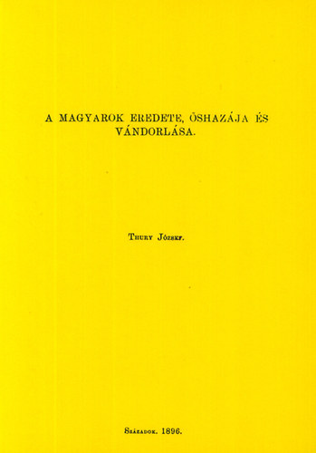 A magyarok eredete, shazja s vndorlsai