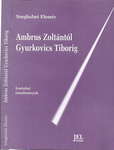 Ambrus Zoltntl Gyurkovics Tiborig (Irodalmi tanulmnyok) - Dediklt