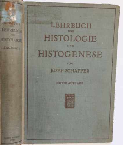 Lehrbuch der Histologie und Histogenese (A szvettan s a hisztogenezis tanknyve, Harmadik, javtott kiads)