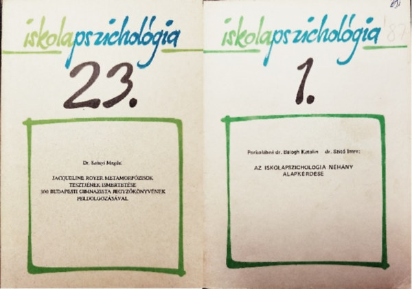 Iskolapszicholgia 1. - 23.