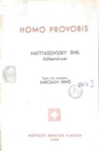 Mattyasovszky Emil k�ltem�nyei