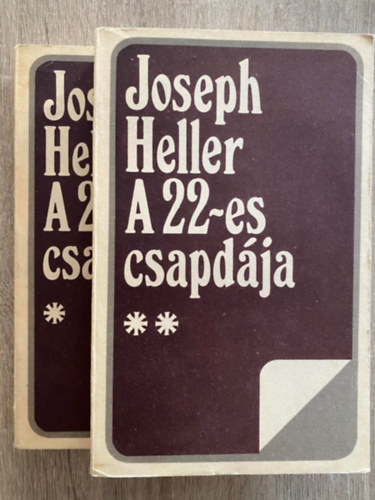Szerk.: M. Szemlr Judit, Ford.: Papp Zoltn Joseph Heller - A 22-es csapdja I-II. (Sajt kppel)
