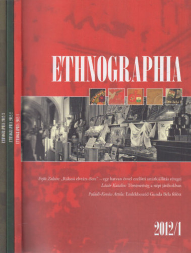 Ethnographia 2012/1-3. szmok (3 db. lapszm)