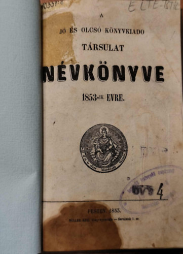 A j� �s olcs� k�nyvkiad� t�rsulat n�vk�nyve..