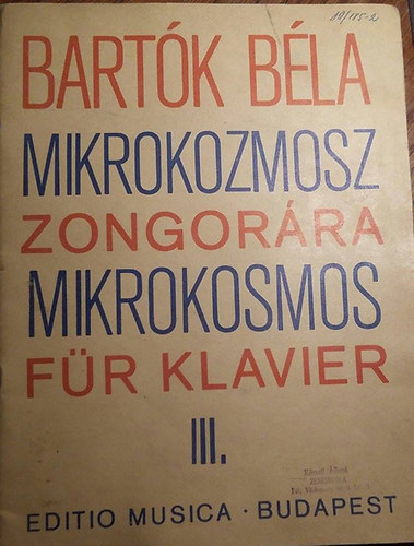 Mikrokozmosz 3. - Z127