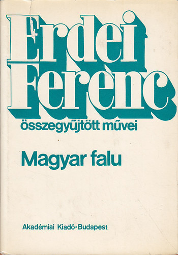 6db Erdei Ferenc �sszegy�jt�tt m�vei