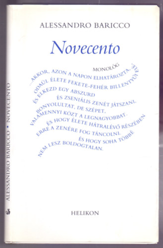 Novecento (Novecento. Un monologo.)
