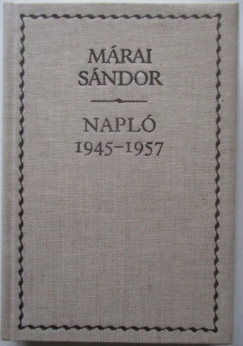 Napló (1945-1957)