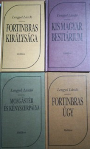 4 db. knyv Kis magyar bestirium; Mozgstr s knyszerplya; Fortinbras kirlysga; Fortinbras gy