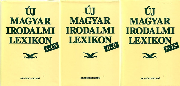 �j Magyar Irodalmi lexikon 1-3.