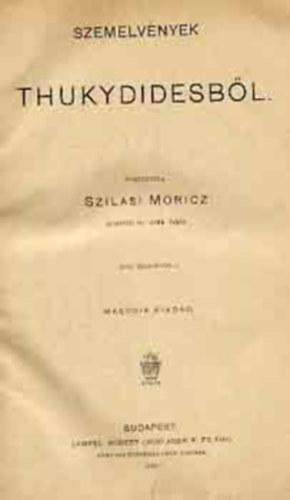 Szemelv�nyek Thukydidesb�l