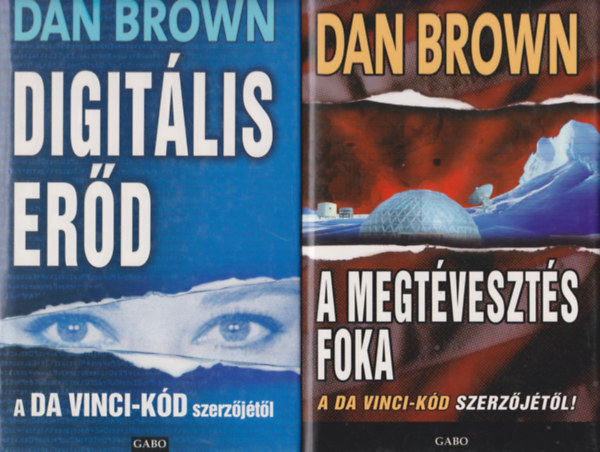 Dan Brown - A megtveszts foka + Digitlis erd (2db)