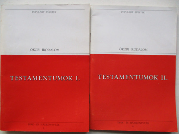 Testamentumok I-II.