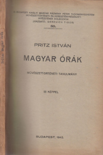 Pritz Istvn - Magyar rk