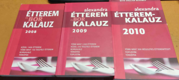 Alexandra tterem s bor kalauz 2008-2009 + Alexandra tterem-kalauz 2010 (3 ktet)