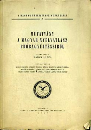 Mutatvny a magyar nyelvatlasz prbagyjtseibl