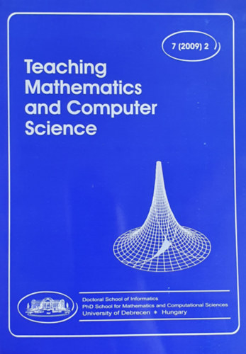 Teaching Mathematics and Computer Science -  7 (2009) 2