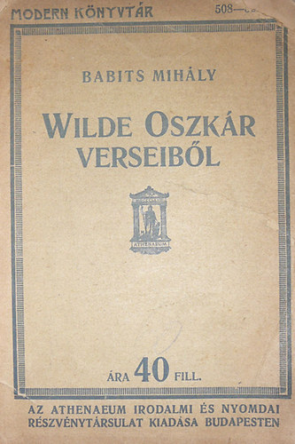 Wilde Oszkr verseibl